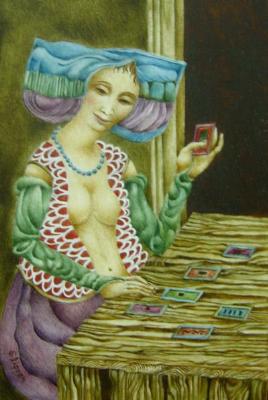 Sample artwork by Gary Slipper (Born 1934), known for surrealist painting, still life, portrait, figure - View similar artists and auction records